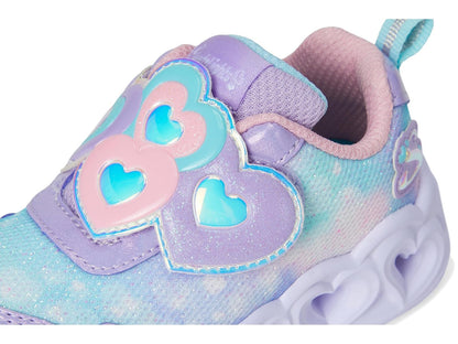 Skechers Luces de corazón Zapatillas para Niñas