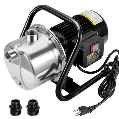 VEVOR Bomba de Pozo Poco Profundo para Jardín - 1.1 HP