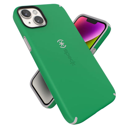 Speck - Funda para iPhone 15 Plus y 14 Plus, Funda Delgada para teléfono con protección contra caídas, Resistente a los arañazos y Tacto Suave para iPhone de 6.7 Pulgadas, Funda de Doble Capa, Color