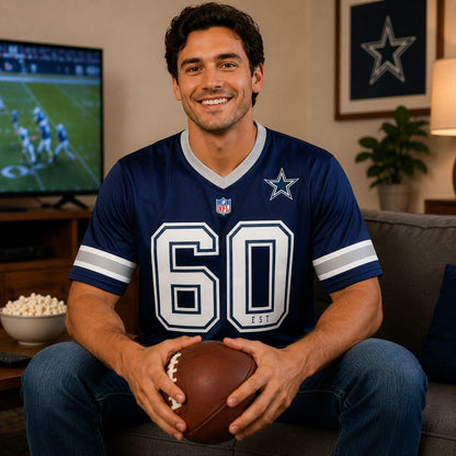 NFL Fan T-Shirt Dallas Cowboys Azul Marino para Hombre