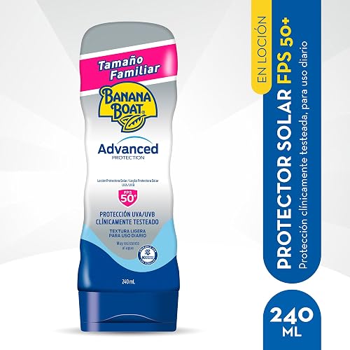 Banana Boat Advanced Protection Protector Solar 50 FPS Loción de 240ml