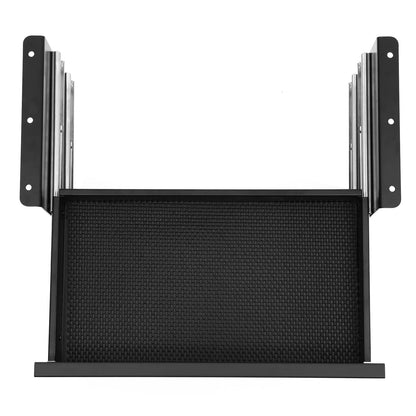 VEVOR Cajones Deslizables Debajo del Escritorio 2 Capas Cajón Extraíble Montado Debajo de Mesa Organizador de Almacenamiento Oculto de Escritorio para Oficina, Hogar, Taller, 457 x 227 x 200 mm