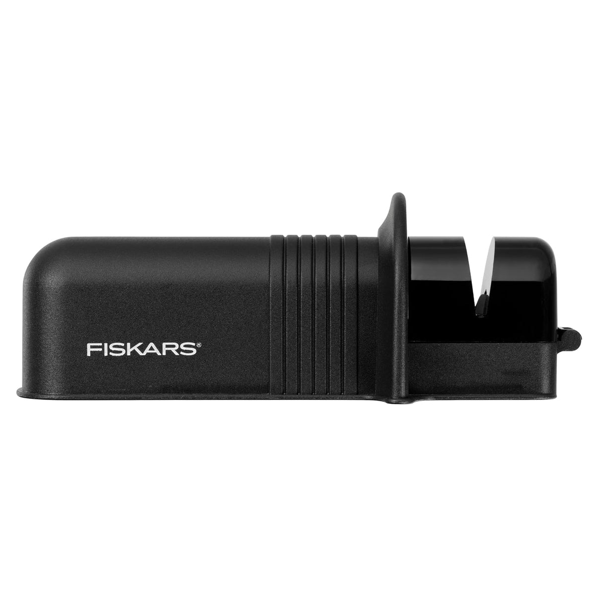 Fiskars - Afilador de hachas y cuchillos - Herramientas para exteriores y patio trasero - Negro