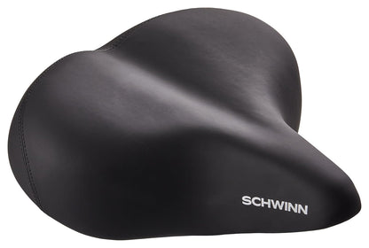 Schwinn Asiento de Bicicleta cómodo para Hombres y Mujeres, sillín de Repuesto para Todas Las de Adultos con Poste de Asiento estándar, Ajuste Universal, Accesorios de Bicicleta