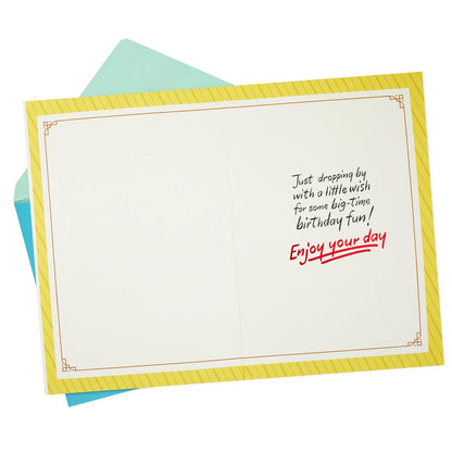 Hallmark Peanuts Tarjeta de cumpleaños (Snoopy, globos)