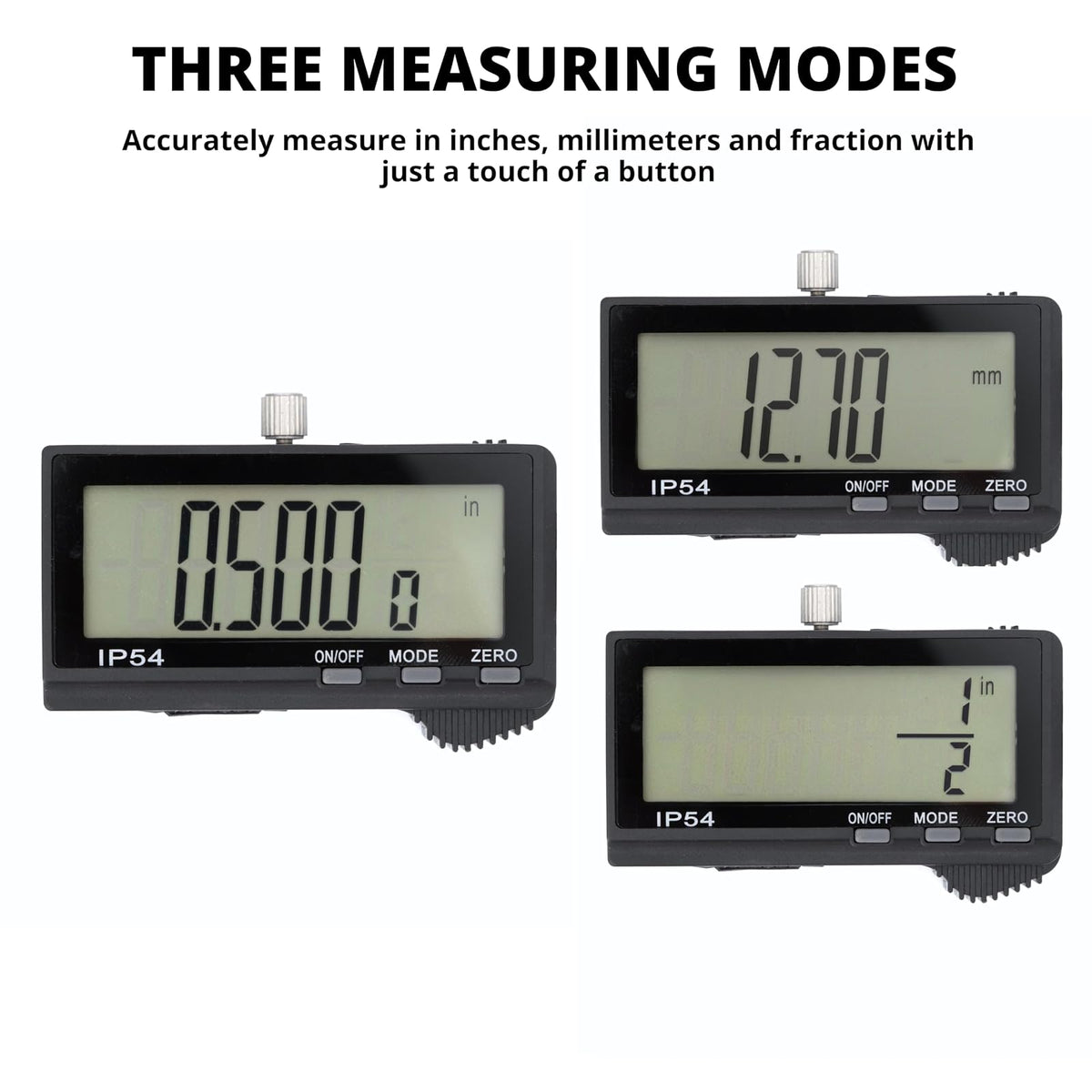 NEIKO 01401A Calibre digital electrónico de 6 pulgadas, acero inoxidable, pantalla LCD grande, conversiones de medición para pulgadas, milímetros y fracciones