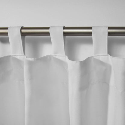 Exclusive Home Curtains - Par de Cortinas de Polipropileno Belga, Blanco Winter, 54x96, 1, 1