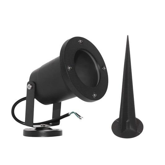 MAXXI MX-JR007 Estaca para Exterior, Mr16, 50W, color Negro