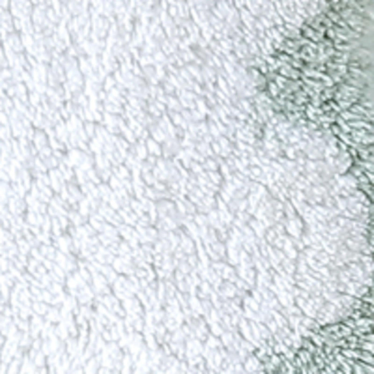 Peri Home - Alfombra de baño festoneada, Suave y Absorbente, 100% algodón, 20 x 30 Pulgadas, Color Blanco con Festoneado Salvia