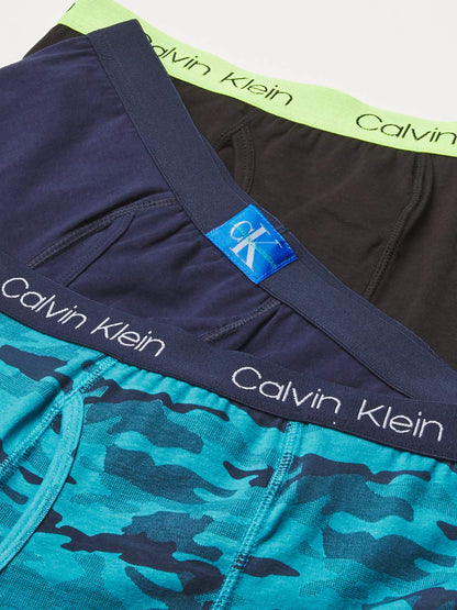 Calvin Klein Calzoncillos Calzones de algodón para niños, Paquete de 6 Ropa Interior de Hombres para Niños