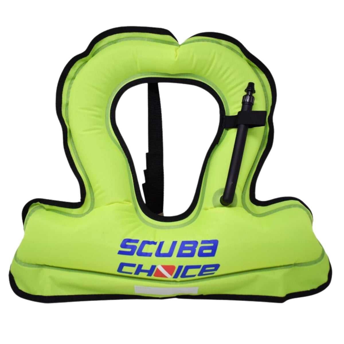 Scuba Choice Youth Kids Snorkel Vest - Safety Floatation Aid, Up to 100 lbs, Adjustable Fit with Name Box & Anti-Ride-Up Strap, Easy Oral Inflator & Secure Crotch Strap