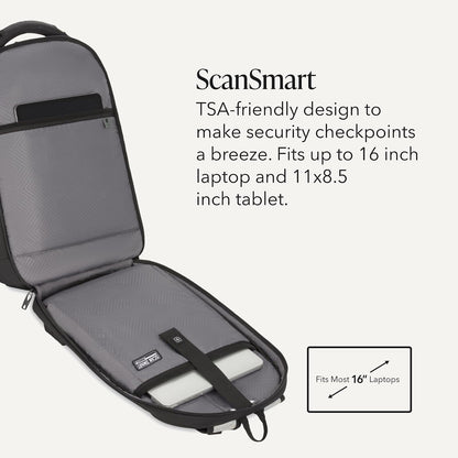 SwissGear Travel Tech Pro Scansmart Laptop Backpack Mochila para portátil Unisex adulto