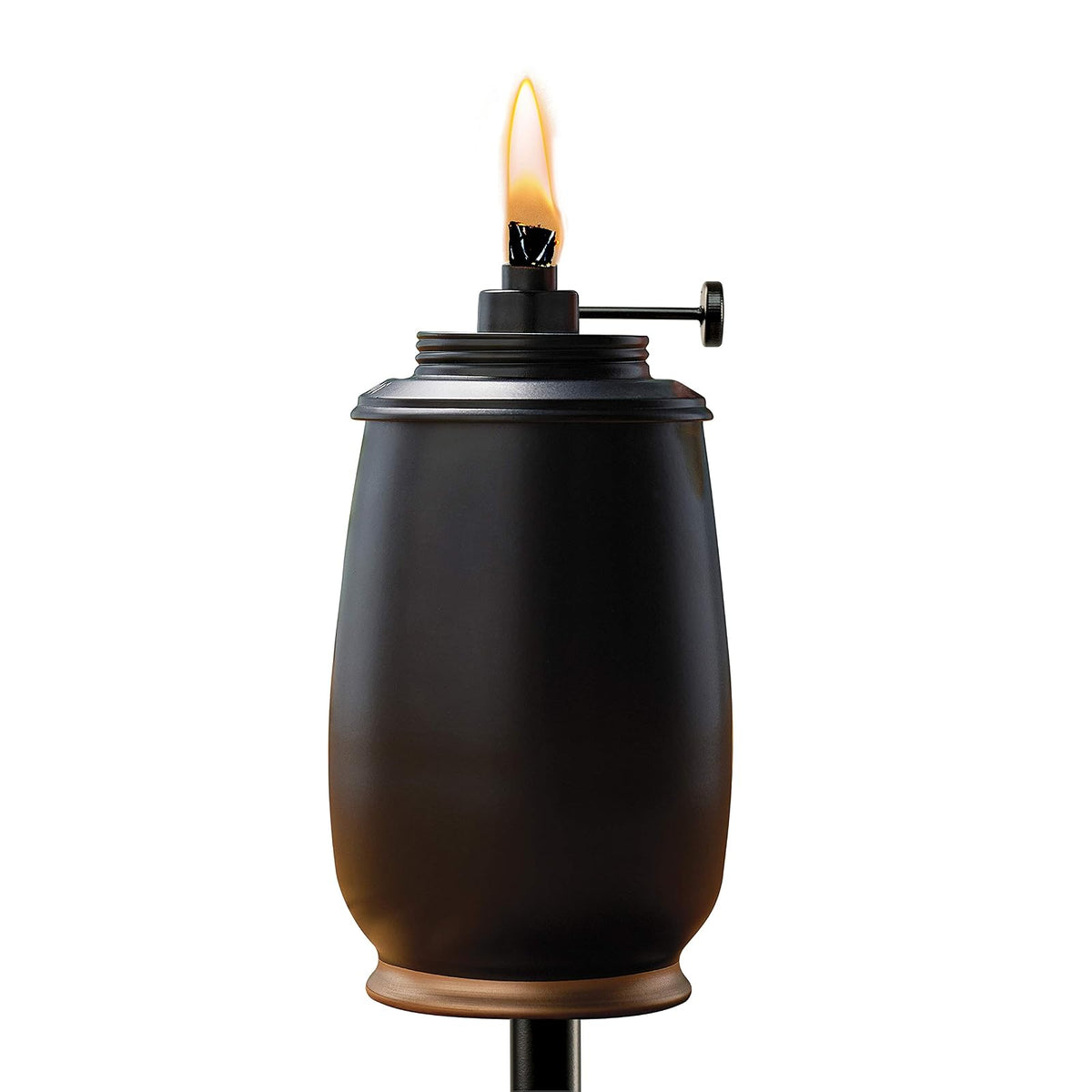Tiki Brand 1118021 - Linterna (Metal, 16,5 cm), Color Negro