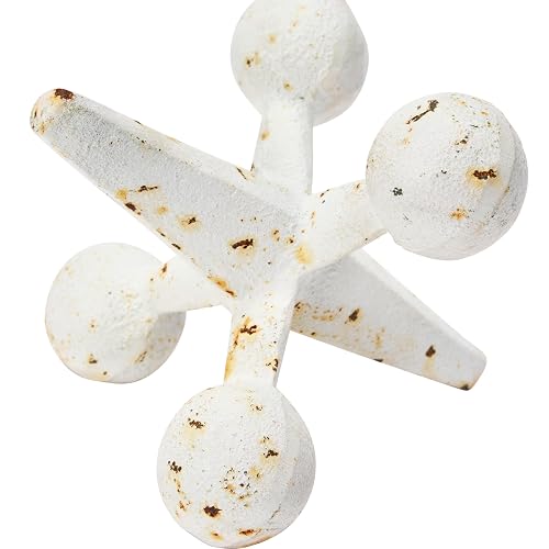 Creative Co-Op - Jack de Hierro Fundido, Color Crema