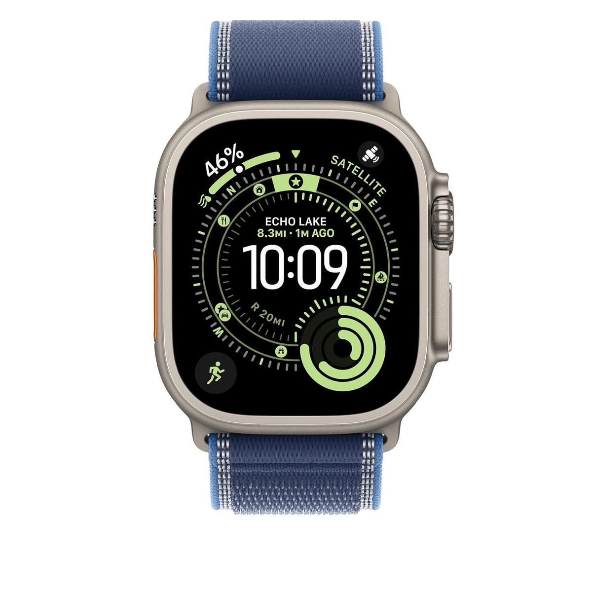 Apple Watch Band - Correa Trail - 49 mm - Azul/Azul Brillante - S/M