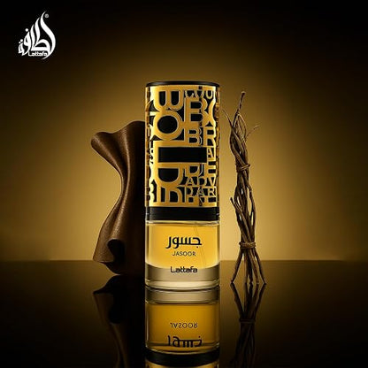 Lattafa Jasoor for Men Eau de Parfum Spray, 3.4 Ounce