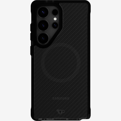 Tech21 EvoArmor - Funda para Samsung Galaxy S25 Ultra - con imanes - Protección de Grado Militar - Negro
