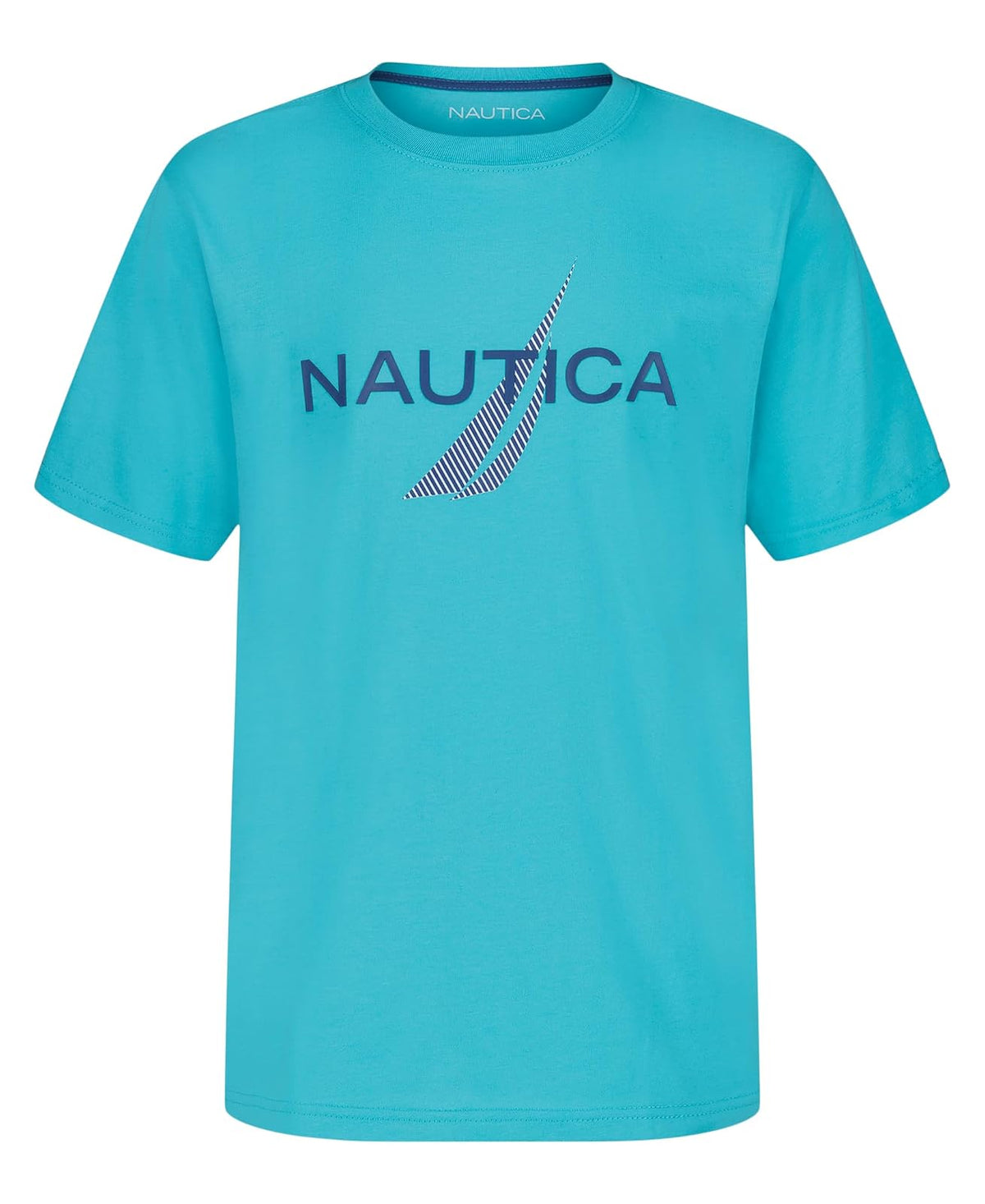 Nautica Playera de Manga Corta con Cuello Redondo para Niño - Curazao Clase J en capas - 14-16