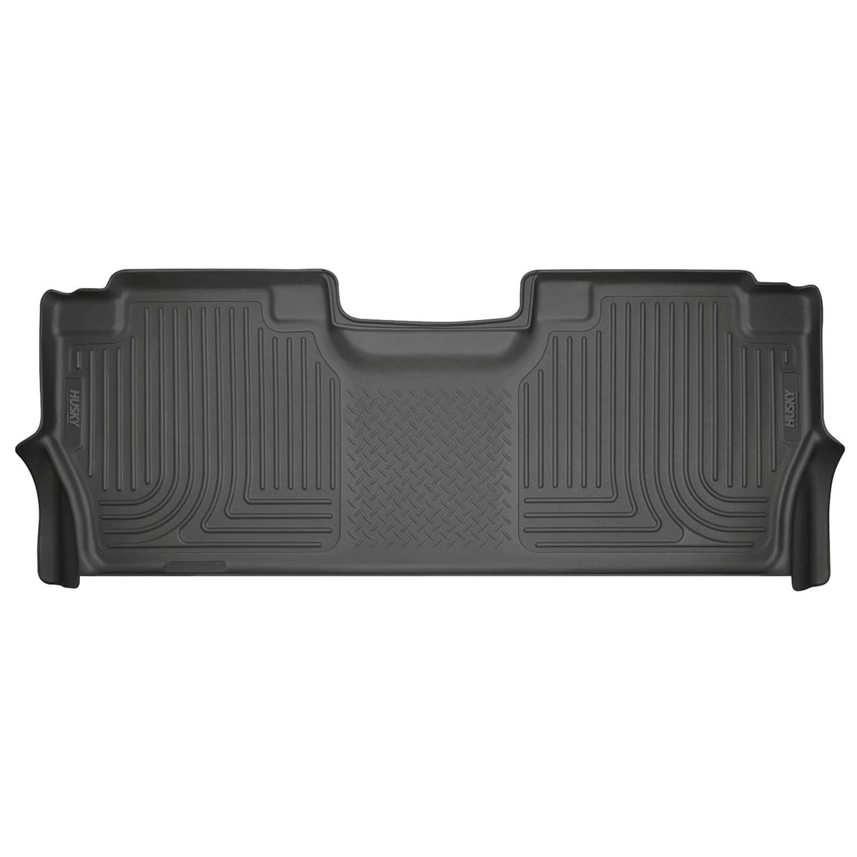 Husky Liners - Revestimiento de Piso Delantero para Suelos de Vinilo de 17 - 18 F250/350/450, Cabina Doble sin Caja de Almacenamiento de fábrica, Negro, 2nd Seat Floor Liners - 2nd Row - 2º - SuperCrew con almacenamiento FF