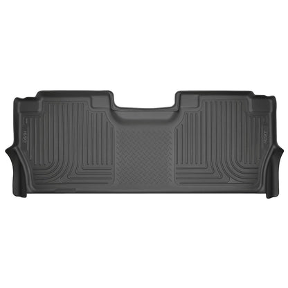 Husky Liners - Revestimiento de Piso Delantero para Suelos de Vinilo de 17 - 18 F250/350/450, Cabina Doble sin Caja de Almacenamiento de fábrica, Negro, 2nd Seat Floor Liners - 2nd Row - 2º - SuperCrew con almacenamiento FF