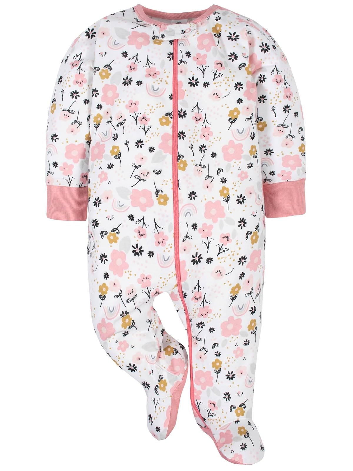 Gerber Paquete de 4 mamelucos Sleep 'N Play Dormir para bebés y niños pequeños bebés niñas
