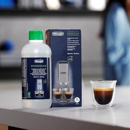 De'longhi Ecodecalk - Líquido descalcificador universal, cafeteras superautomáticas, 500 ml, ecológico y eficiente, compatible cafeteras modelos ECAM / ETAM