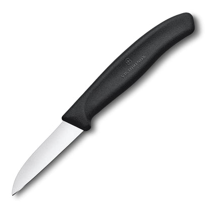 Victorinox Swiss Army Set de Barbacoa de 7 Piezas Master Competition con Mangos Fibrox Pro Rojos y Rollo para Cuchillo