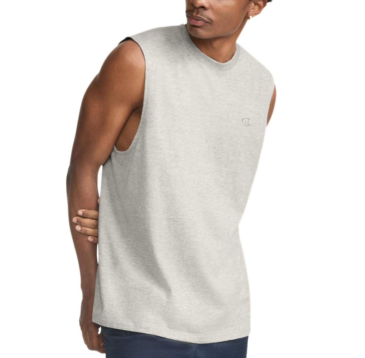 Champion Playera clásica de algodón Muscular, Playera Muscular de algodón Puro, Playera básica para Hombres Camiseta para Hombre