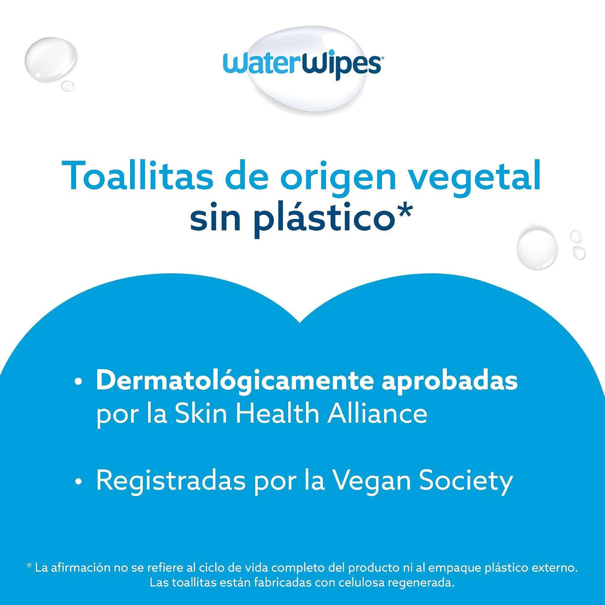 WATERWIPES, Toallitas Húmedas Texturizadas para Niños en Desarrollo, Limpieza, Hipoalergénicas, 9 Paquetes Incluidos