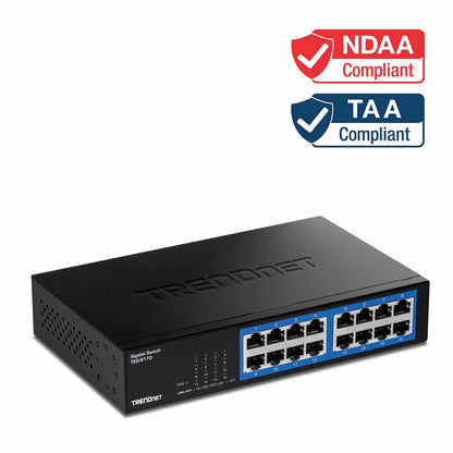 TRENDnet Switch Gigabit de Escritorio de 16 Puertos