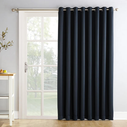 Sun Zero Easton - Cortina Opaca con Ojales, Panel Individual - Marino - 84An x 100Al cm (1 Paneles)