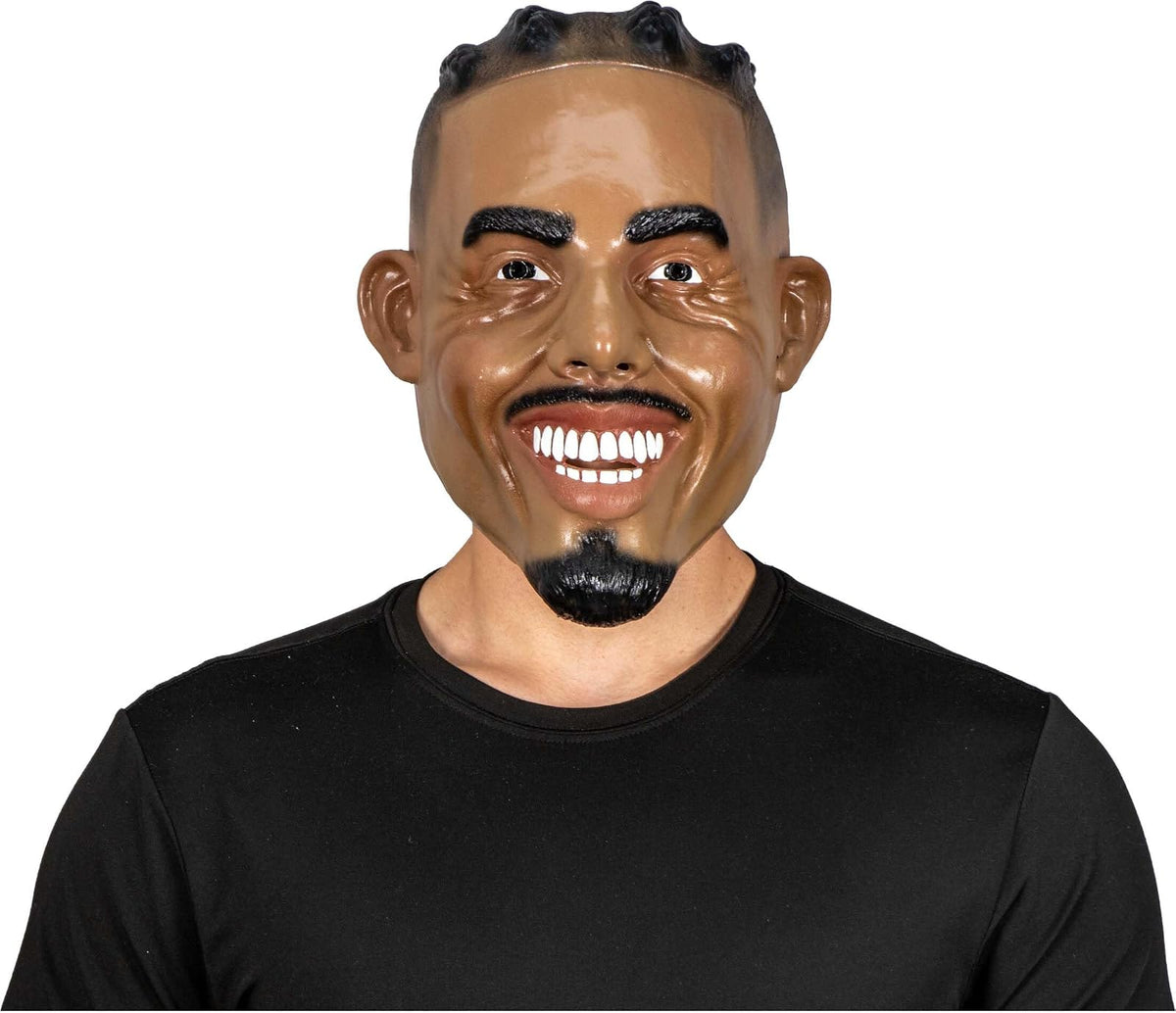REV Máscara De Futbolista Estrella Brasileña Raphinha, Disfraz Jugador Delantero Profesional Ideal Para Partidos De Futbol, Eventos Deportivos, Porras, Halloween Y Fiestas