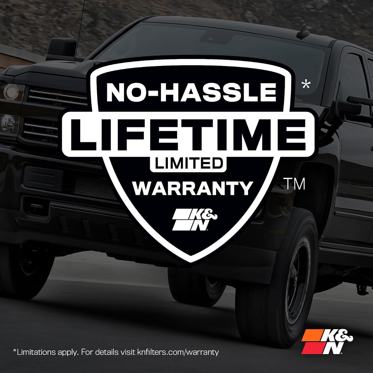 K&N Filtro de aire del motor: aumenta la potencia y el remolque, lavable, de alta calidad, filtro de aire de repuesto: compatible con Jeep/Dodge SUV V6/V8 (Grand Cherokee, Durango), 33-2457
