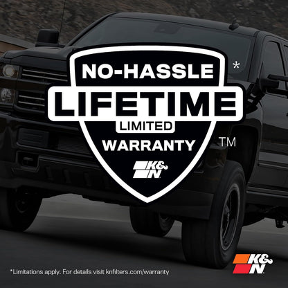 K&N Filtro de aire del motor: aumenta la potencia y el remolque, lavable, de alta calidad, filtro de aire de repuesto: compatible con Jeep/Dodge SUV V6/V8 (Grand Cherokee, Durango), 33-2457