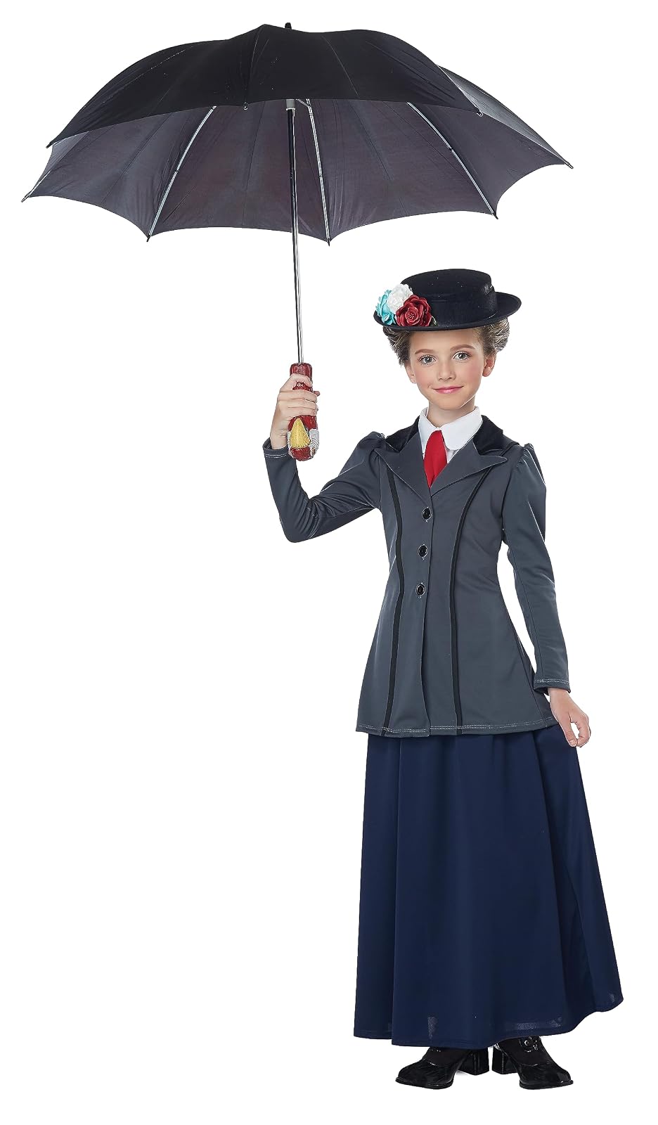 Disfraz infantil de niñera inglesa - Chica - Gris