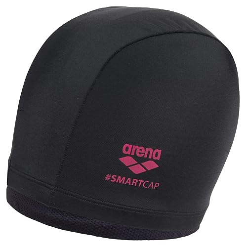 Arena Unisex Adult Smartcap Extra Soft Swim Cap for Fitness Swimmers Two-in-One Headcover for Long Hair, One Size Fits Most
