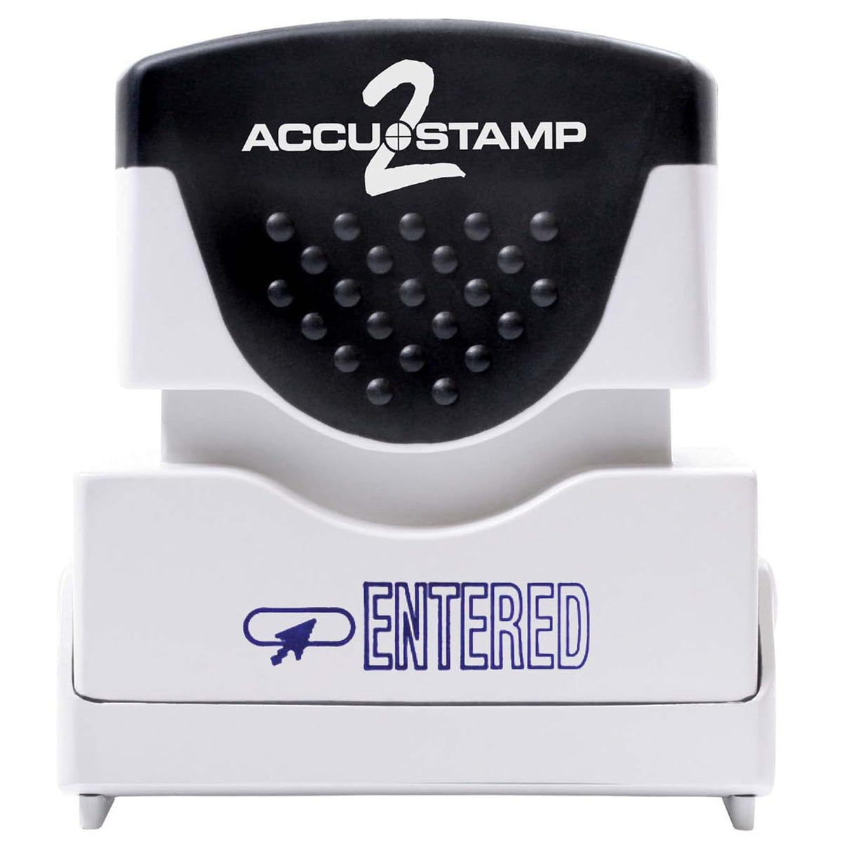 Accustamp, Sello de obturación "APPROVED" con protección Microban, sello con mensaje preentintado rojo y azul (035525), Ingresado - Ingresado