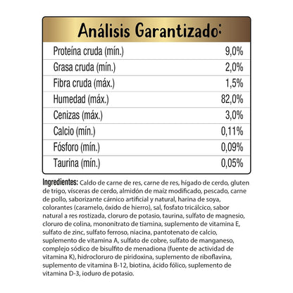 Purina Fancy Feast Casserole Adulto Todos los Tamaños Sabor Carne 24pack de 85g