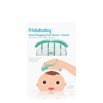 Frida Baby | Juego de Cepillo y Peine para Bebés | Cabello Fino