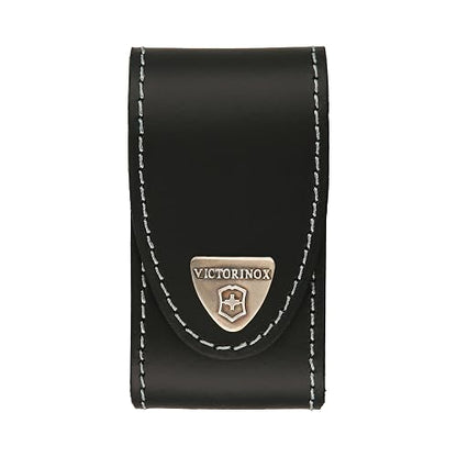 Victorinox Funda de Piel, 95 mm, Negra