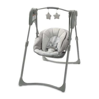Graco® Slim Spaces™ Columpio Compacto para bebé, Reign