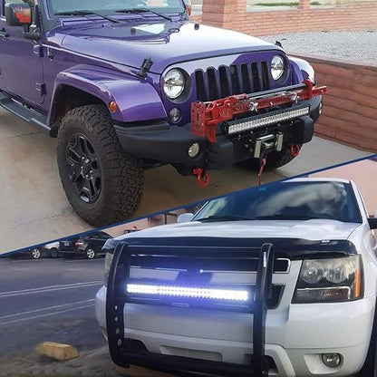 Nilight - Barra de luz de ledes 60009C-A, 78.7 cm,198 W, Combo de Foco de inundación, Off Road, Luces antiniebla, de manejo, para SUV, Barco, 4x4, Jeep.