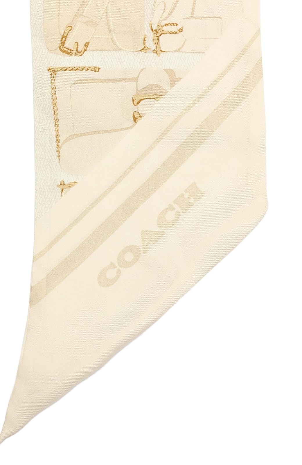 COACH Tabby Printed Skinny Bufanda ajustada Mujer