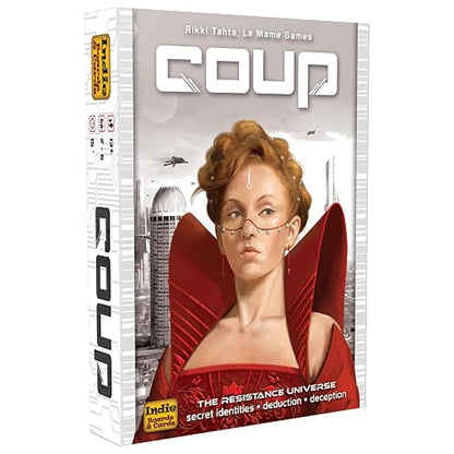 Indie Boards & Cards Juego de Cartas Coup (The Dystopian Universe)