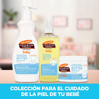 Palmer's Cocoa Butter Formula Aceite para Bebé con Manteca de Cacao, Aceite de Argán y Vitamina E, Aceite de Masaje, 48 horas de Humectación, Dermatológicamente Probado, Hipoalergénico, 150ml