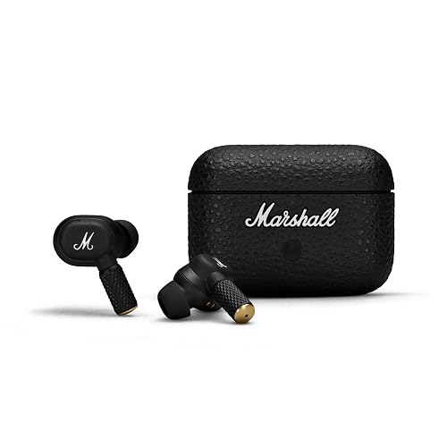 Marshall Motif II ANC Audífonos Inalámbricos Bluetooth - Negro | Auriculares Bluetooth con cancelación activa de ruido, 30 horas de reproducción - Negro
