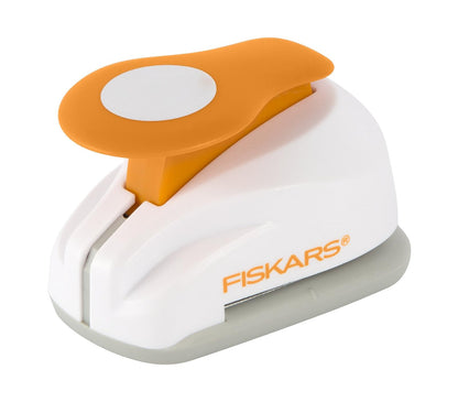 Fiskars - Perforadora de palanca circular, mediana