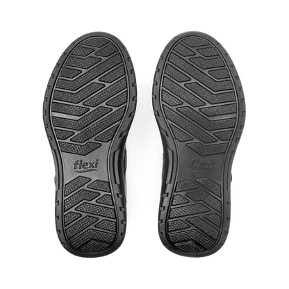 Flexi Calzado Escolar de Piel para Mujer con Correa Ajustable 136402