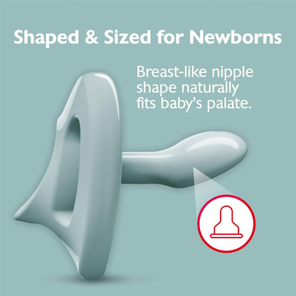NUK Chupones de ortodoncia cómodos 100% silicona, 0-6 meses, moda rosa, colección atemporal, 5 unidades