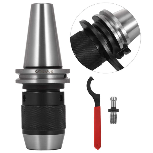 Mandril de taladro integrado naranja A sin llave de 1/2 pulgadas para máquina de grabado CNC y herramienta de torno de fresado